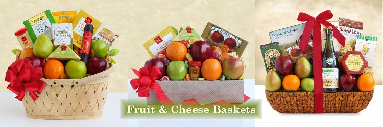 Fruit & Cheese Gift Baskets